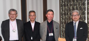 写真3　支部役員（設立準備委員）右から、橋本支部長、豊島副支部長、西木副支部長、馬場監査役 web